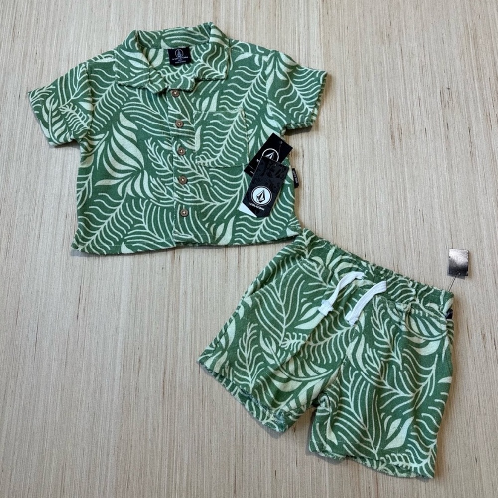 🆕 Volcom 18M Palm Tree Set